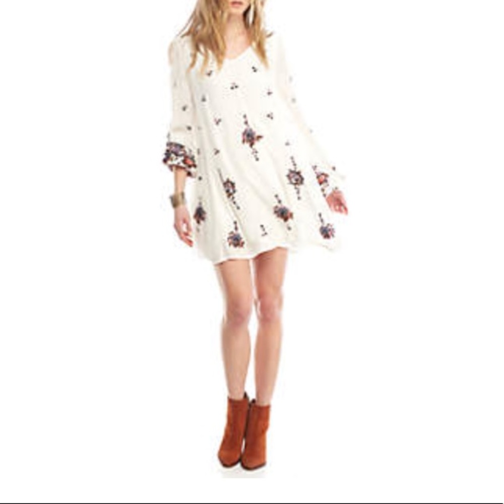 Free people embroidered bohemian dress
